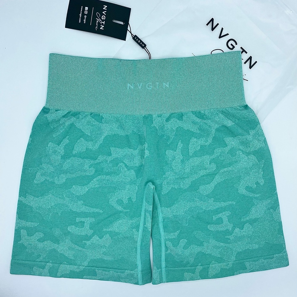 Nvgtn Green Camo Shorts